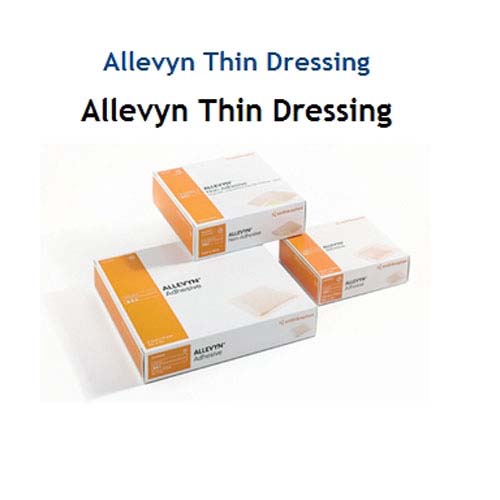 (3) S&amp;N 알레빈 ALLEVYN Thin Self-adhesive Polyurethane 5cmX6cm 10ea/팩 M3030222