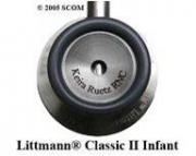 쓰리엠 청진기 #2114 Littmann Classic II Black 유아-양면