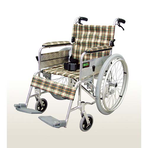 맥스헬스 휠체어(알루미늄) MAX316 42cm/13kg 개호겸용 꺽기형 중국 영세율