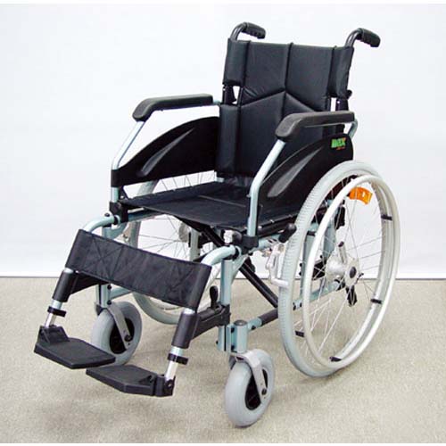 맥스헬스 휠체어(알루미늄) MAX711 42cm/17kg 고급형/꺾기형/착탈식 중국 영세율#
