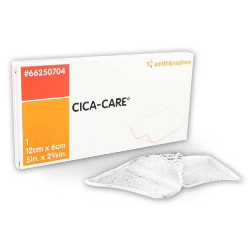 (2) S&amp;N 시카케어 CICA-CARE 12cmX 6cm Adhesive Silicone Gel Sheets