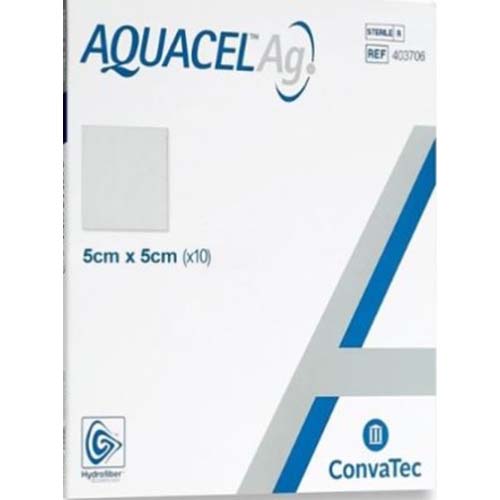 (3) Convatec 아쿠아셀Ag Aquacel Ag #403711 20cmX30cm 5장/팩